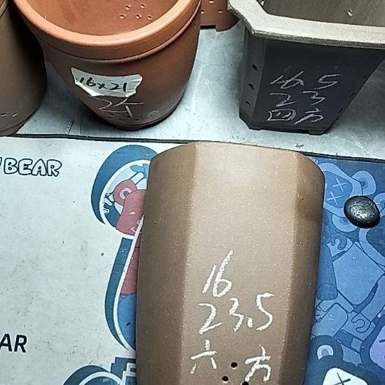 六方一个花泥微瑕