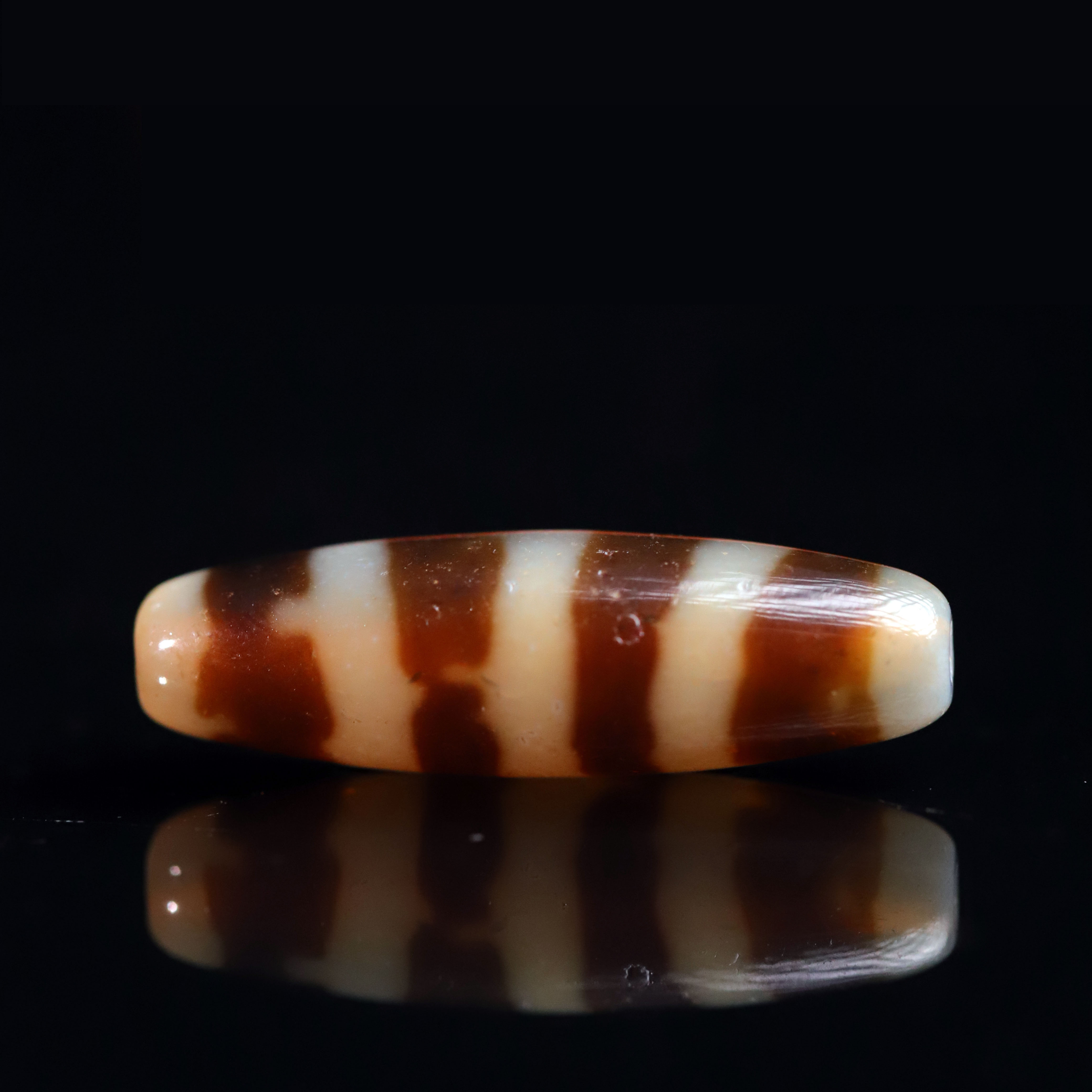 清代天然玛瑙配饰珠-NX