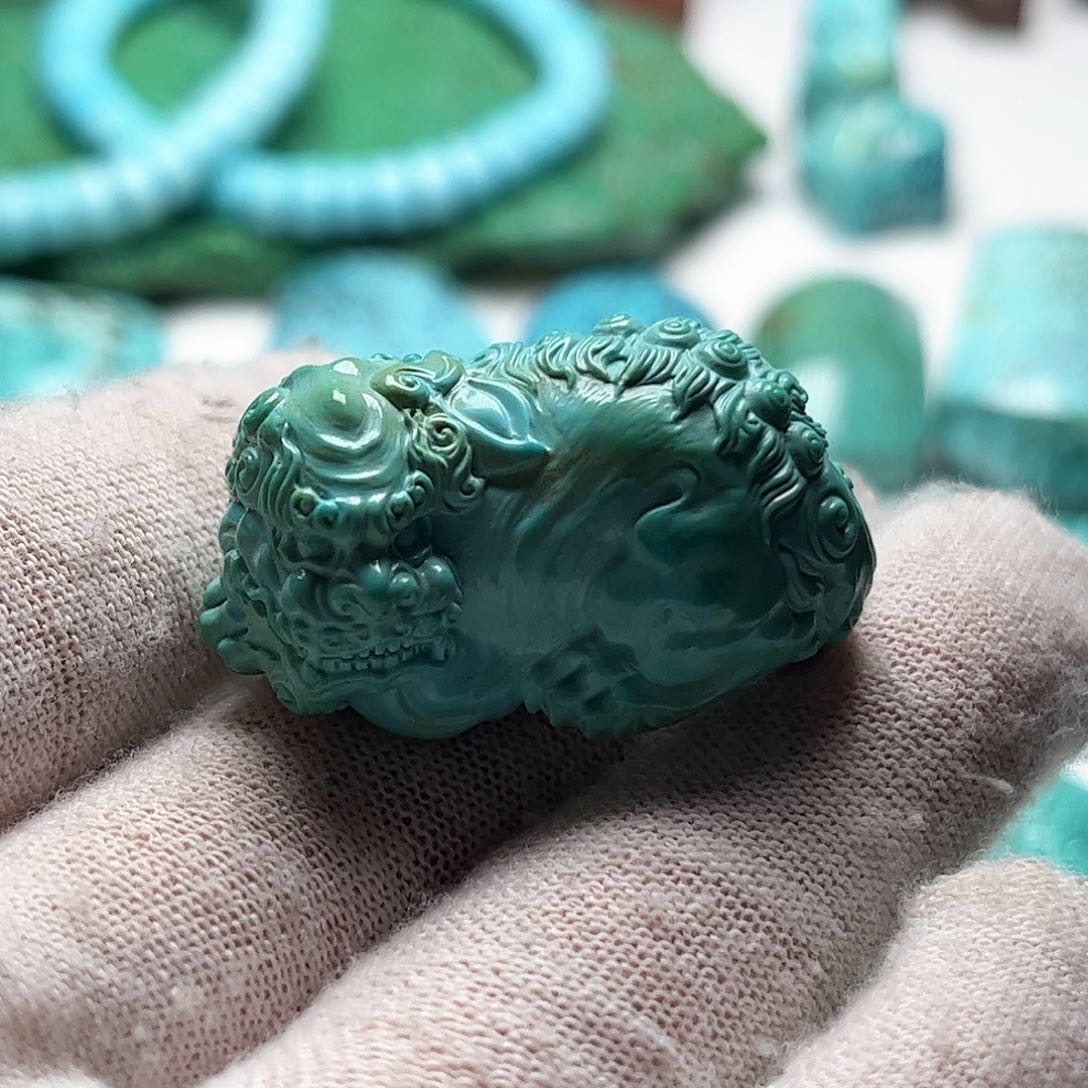 绿松石珠宝奇石未镶嵌柒*