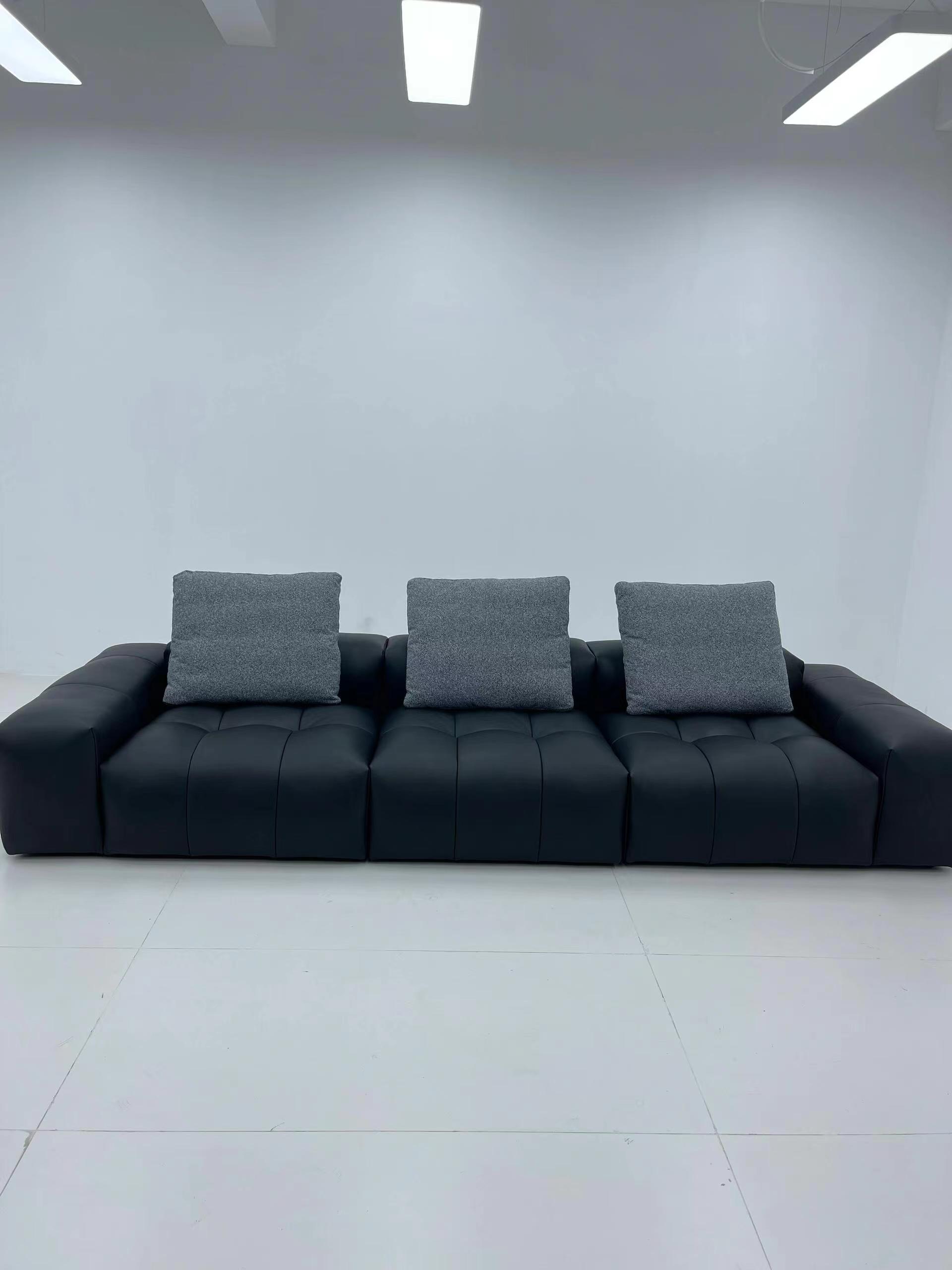 【牛牛家具】【全皮不拼接】【提供追踪卡溯源码提供皮行验货】像素沙发