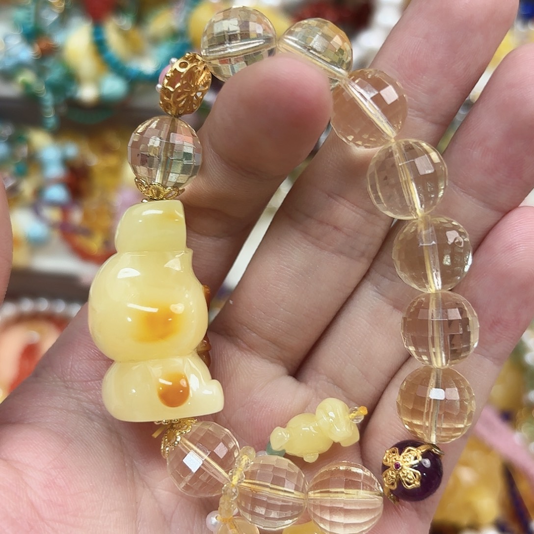 琥珀未镶嵌手链399