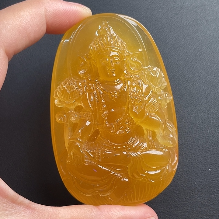 未镶嵌吊坠(不含链)琥珀