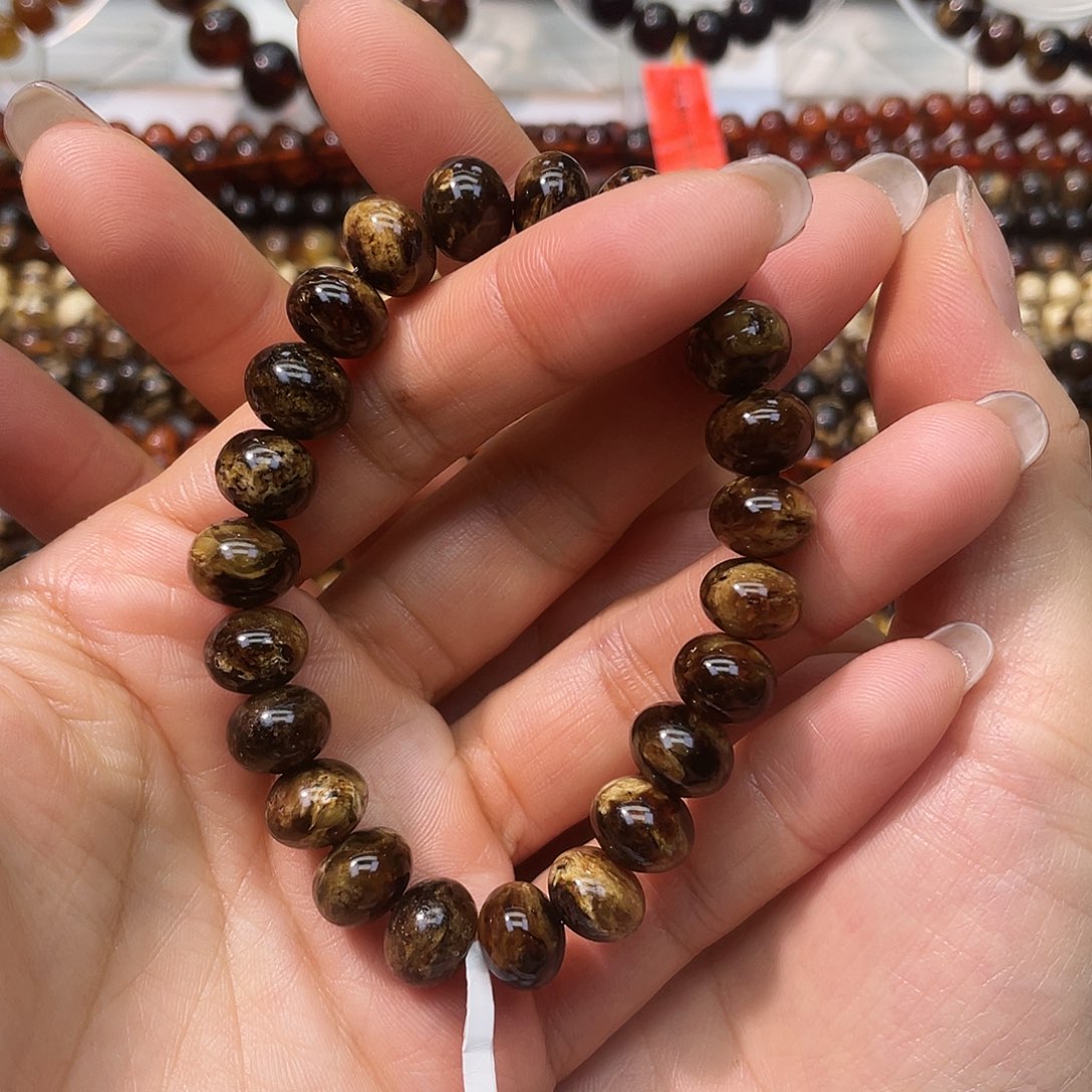 琥珀未镶嵌裸石抚顺琥珀10+