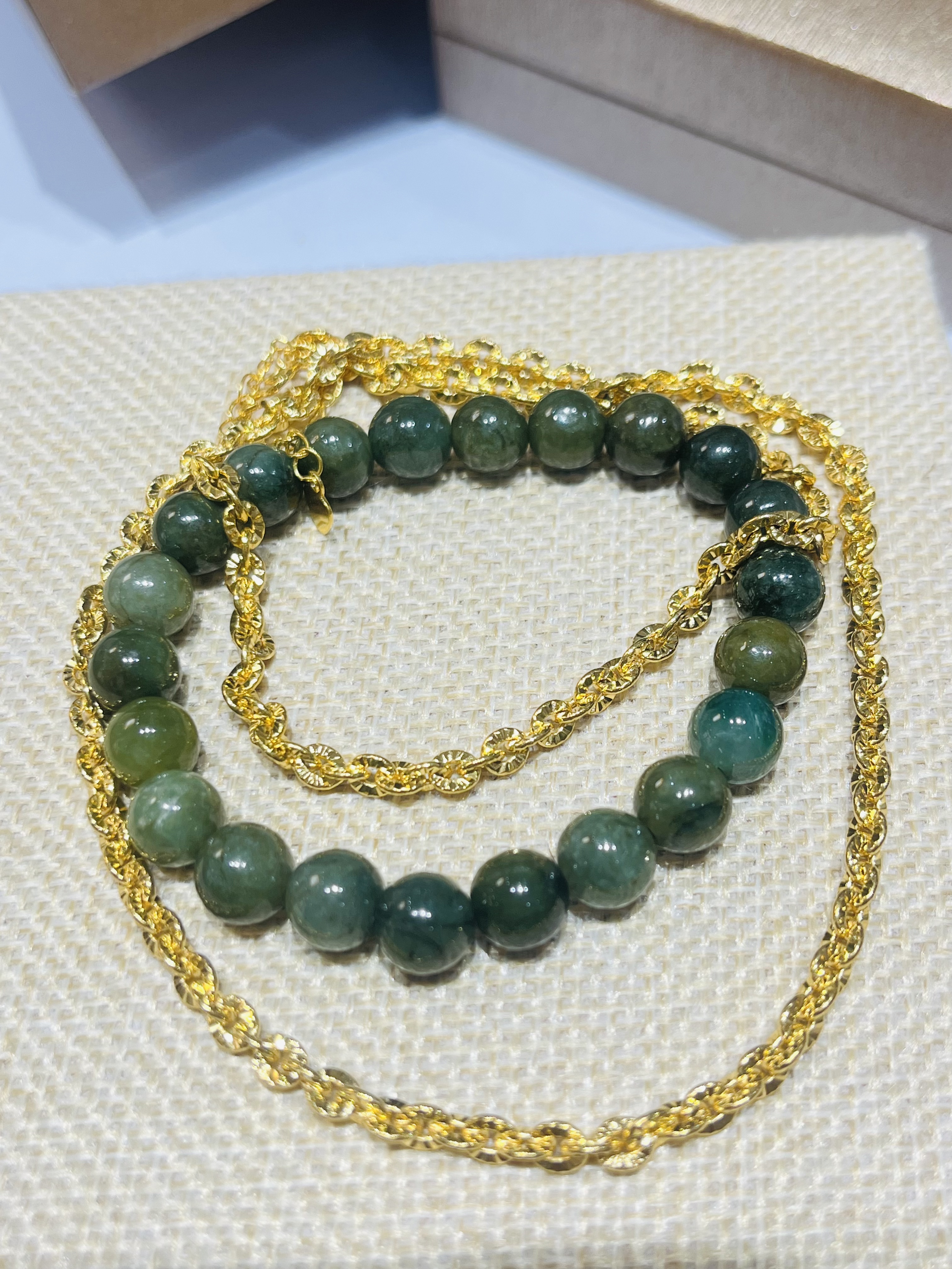 佳总专属-压花闪O素项链