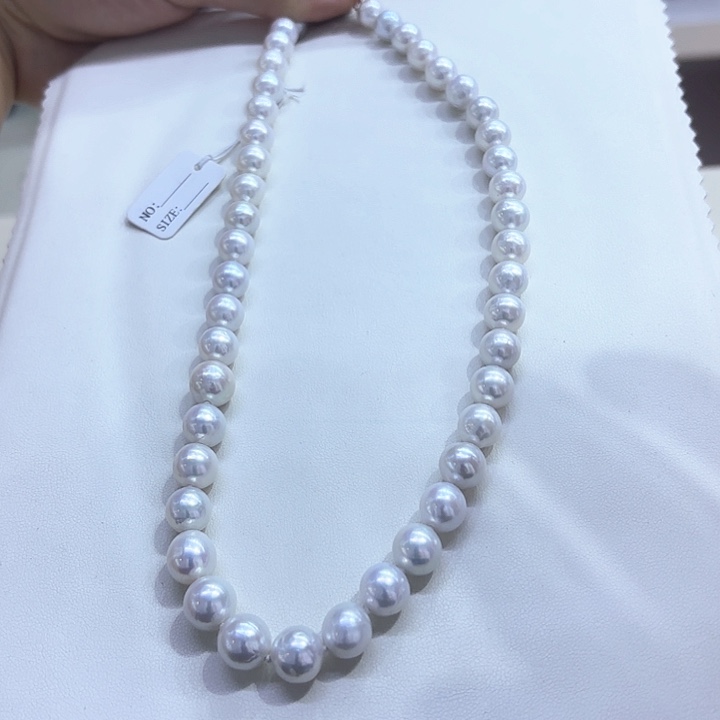 淡水珍珠银S925镶嵌颈饰