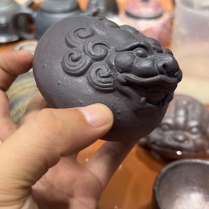 柴烧茶具陶杯子瓷