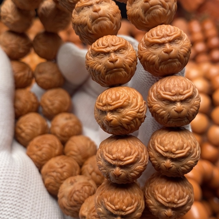 【闪购商品】猴头核桃吊坠程***D斗战胜佛