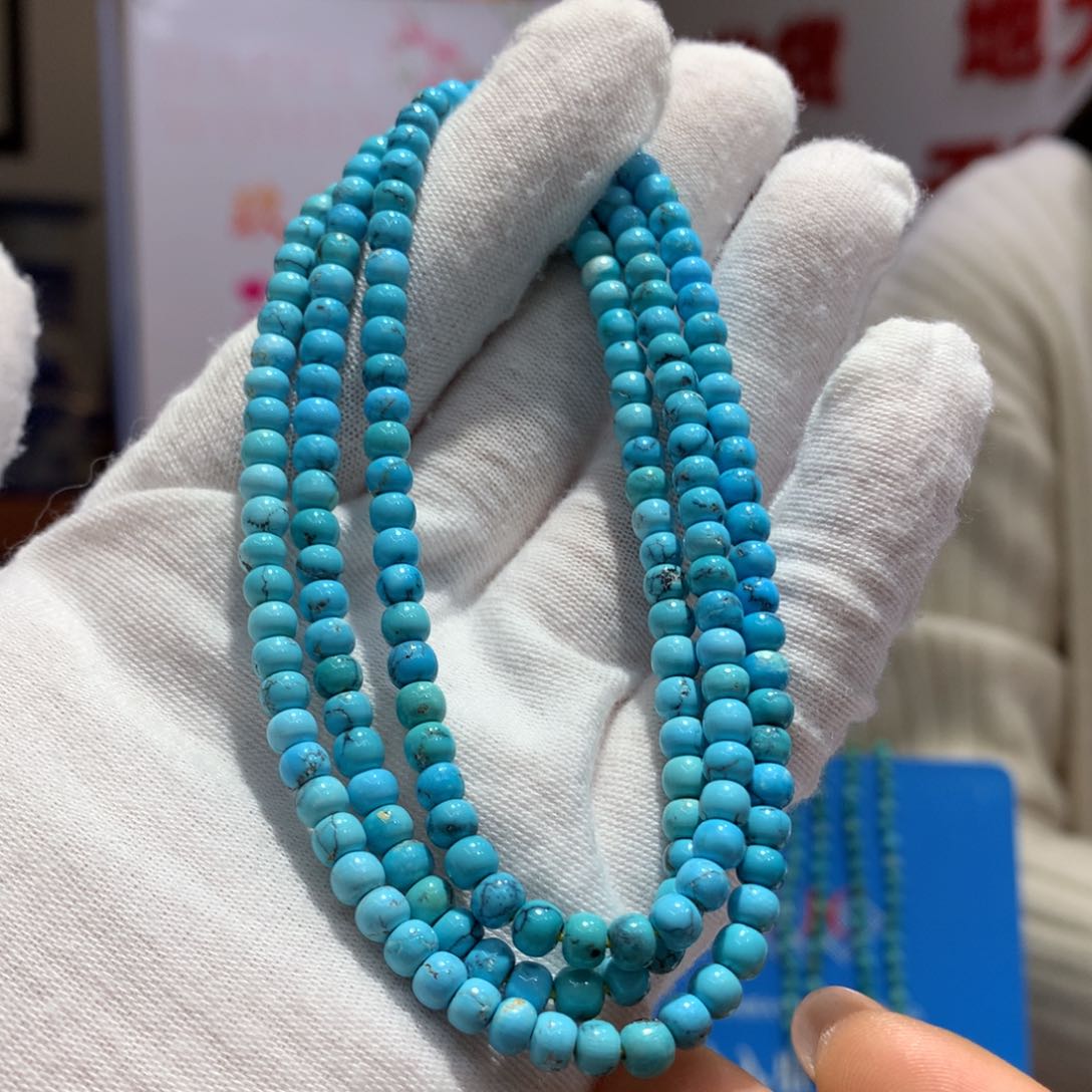 绿松石长链未镶嵌