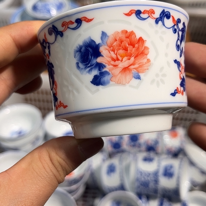 陶摆件景德镇陶瓷主人杯2233