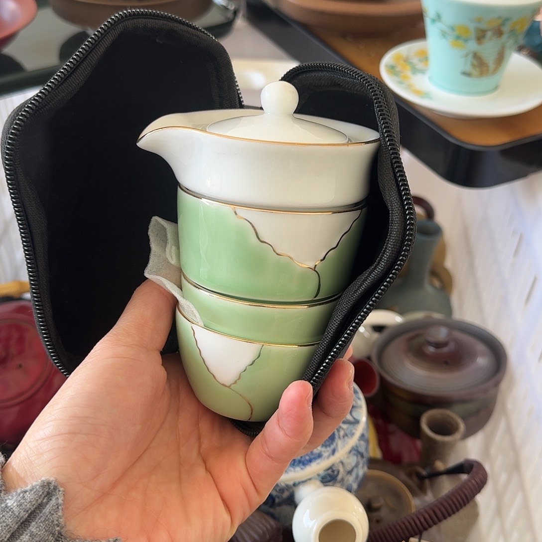 微瑕陶瓷茶具茶杯茶壶