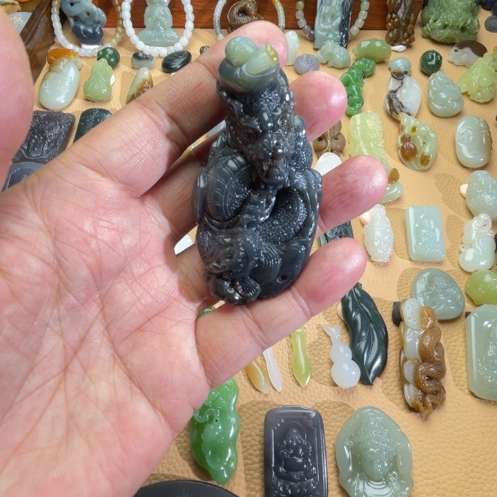 和田玉把件未镶嵌定制款