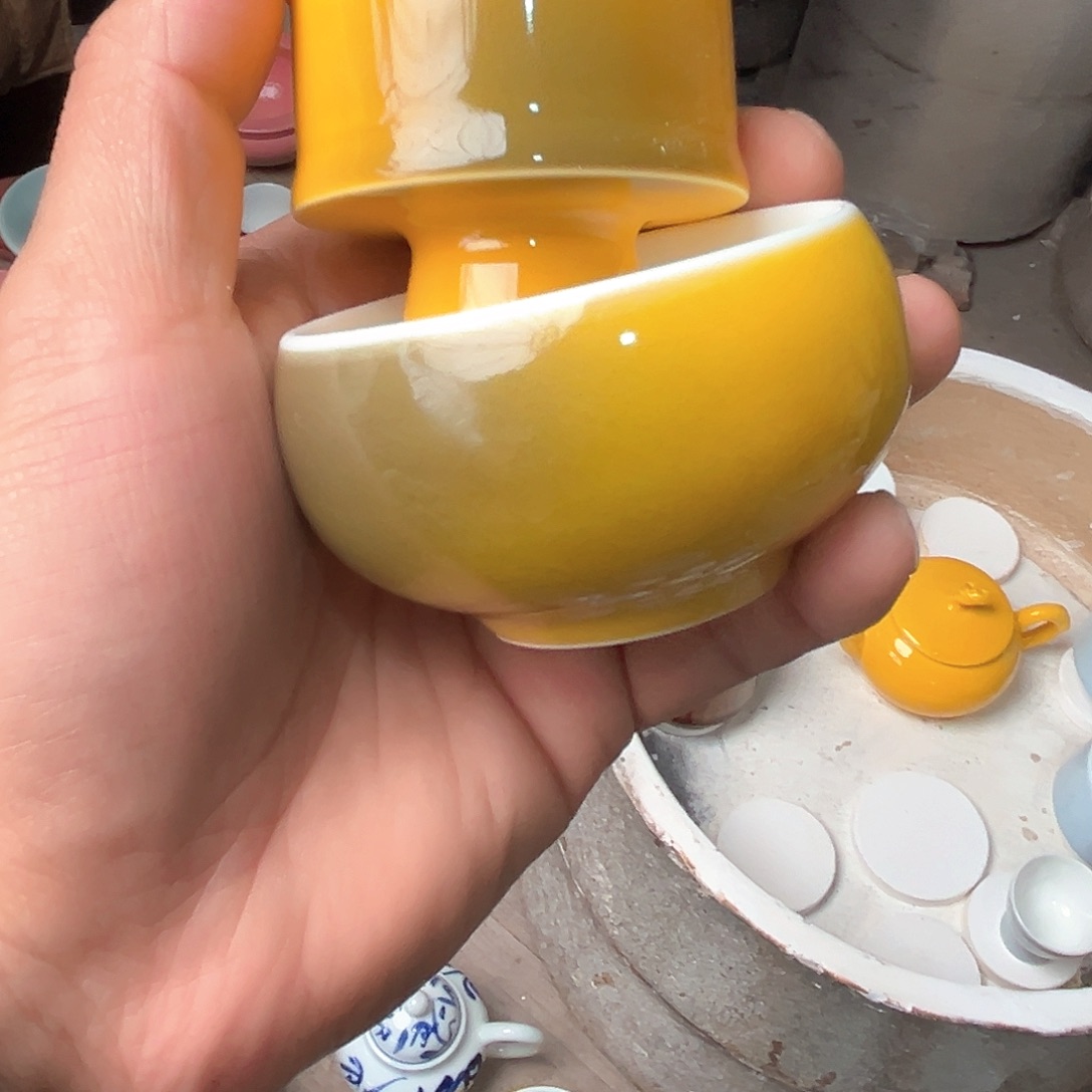 杯青花瓷器青花绘花图案