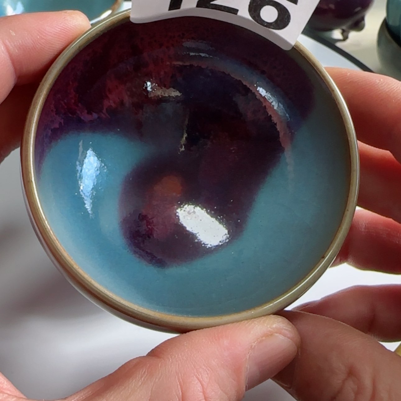 【闪购商品】摆件宋钧仿古鸡心碗