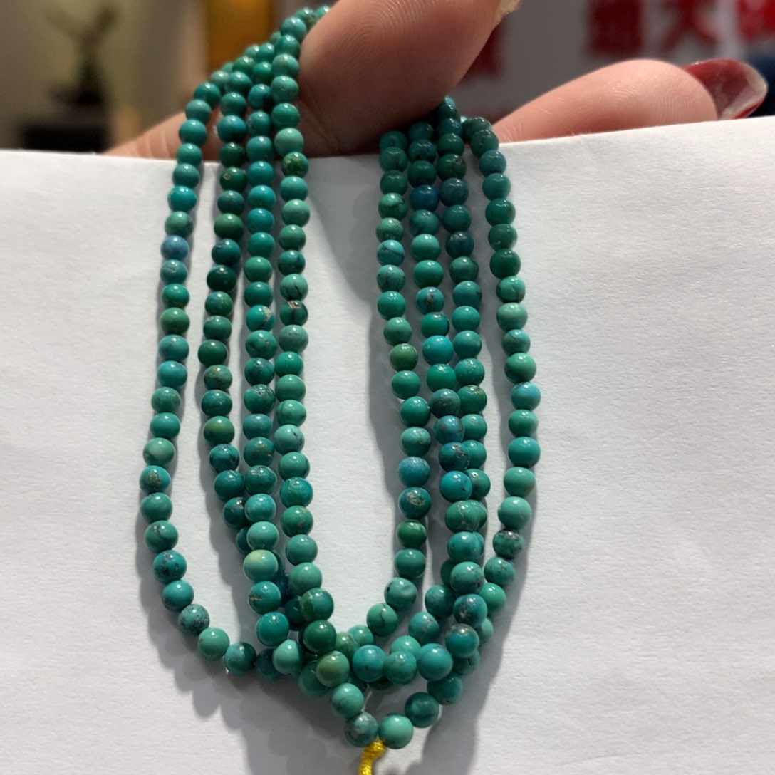 绿松石长链未镶嵌