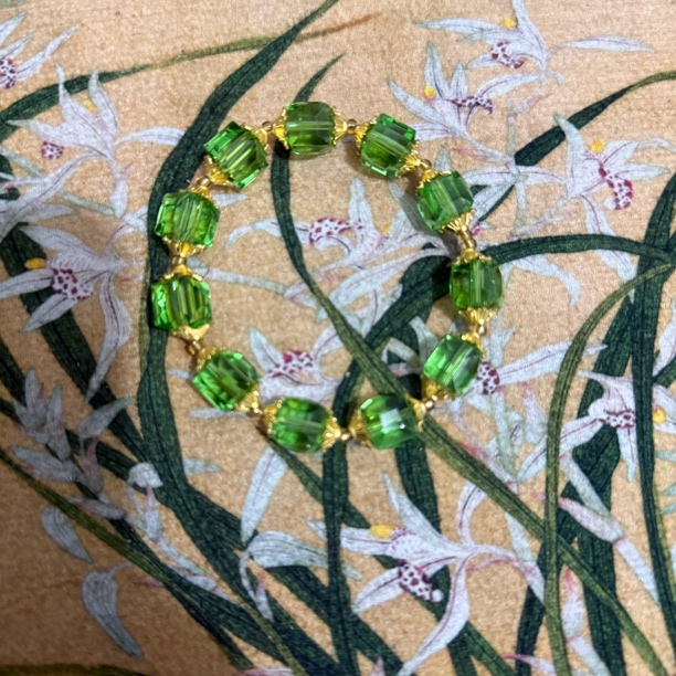 绿磁波陨-殿堂系列S级 新中式手链 D302