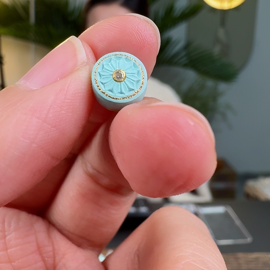 绿松石珠宝奇石未镶嵌