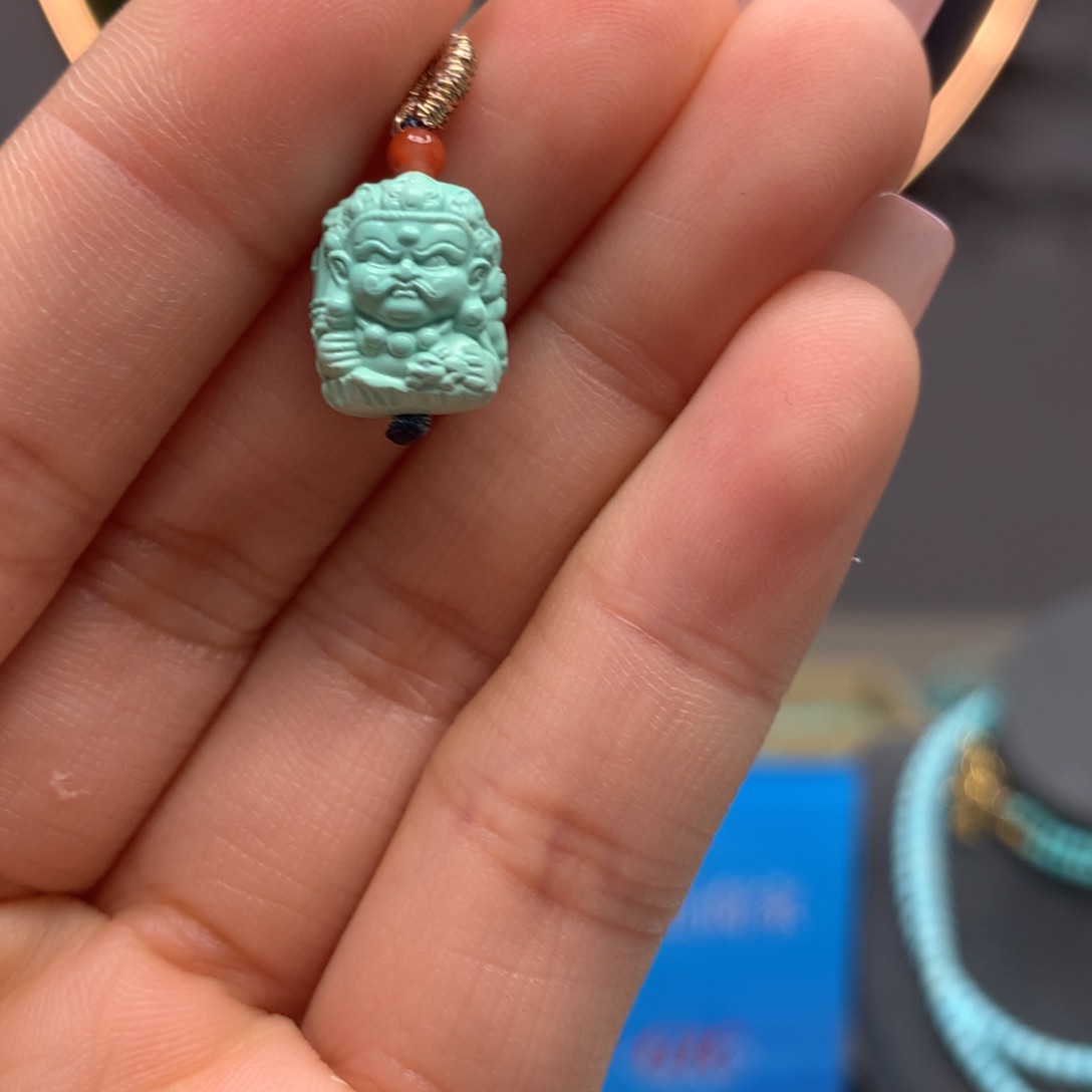 绿松石挂件未镶嵌
