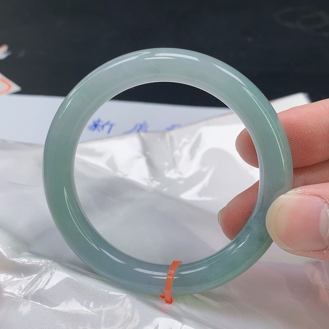 翡翠手镯未镶嵌609缅甸天然翡翠A货