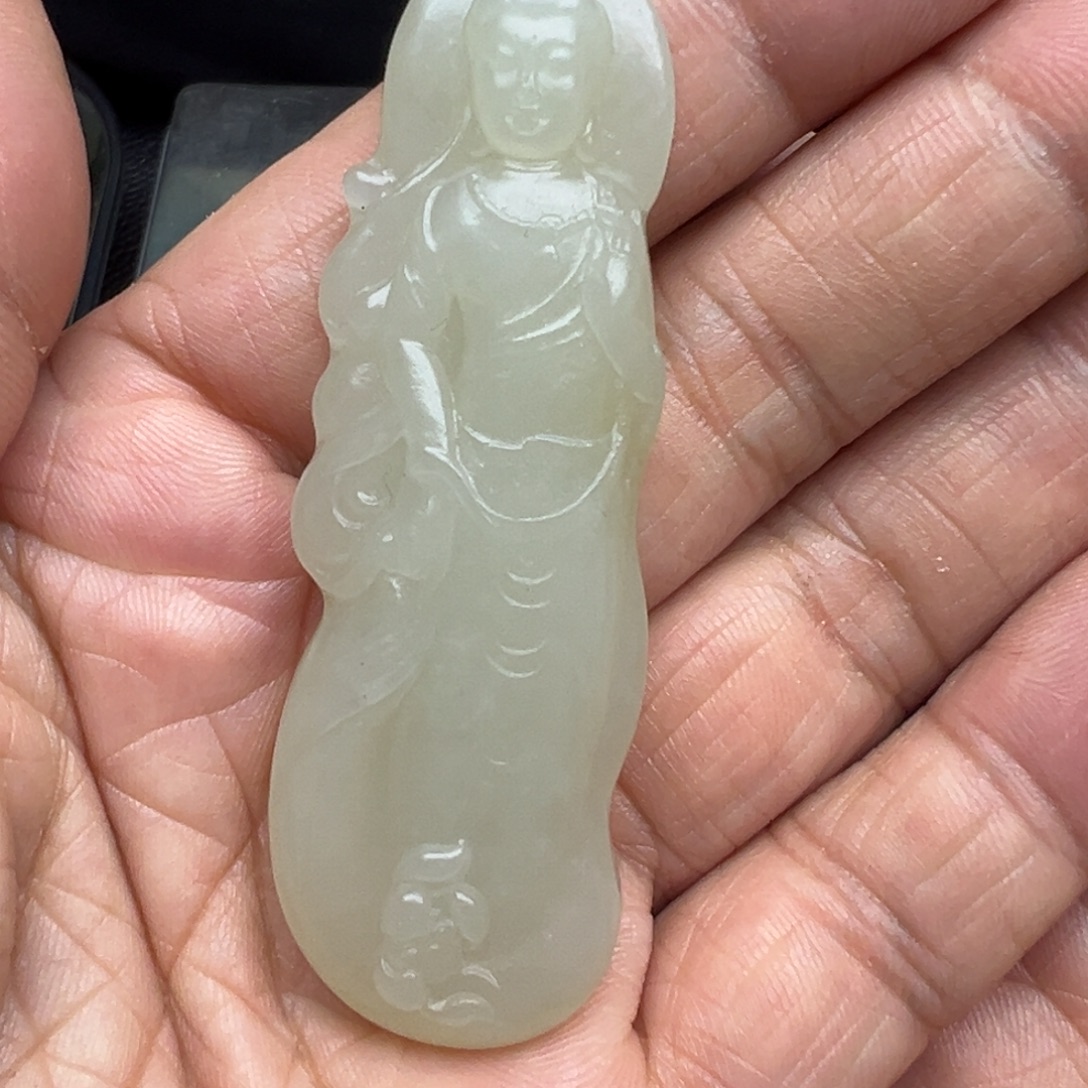 和田玉（糖玉）未镶嵌吊坠(不含链)