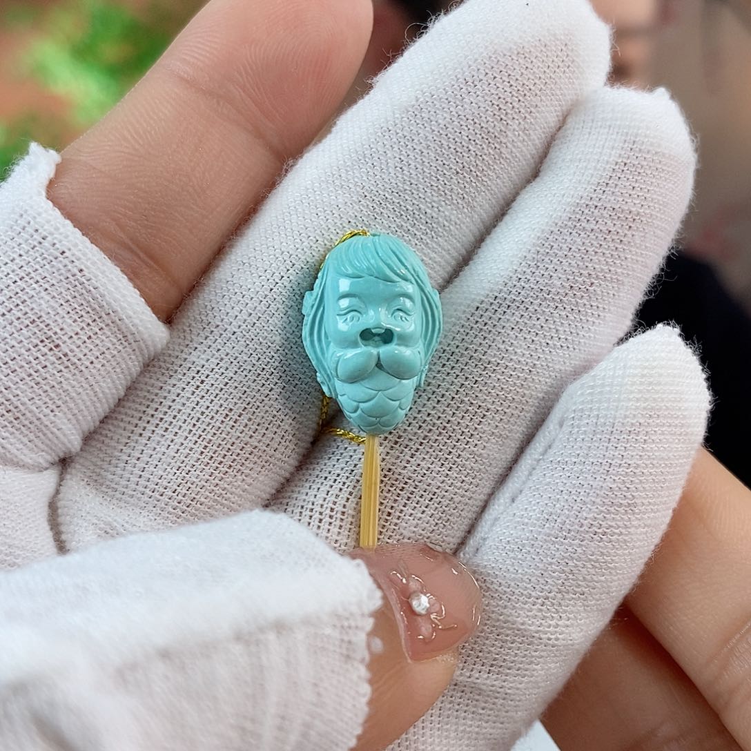 绿松石珠宝奇石未镶嵌