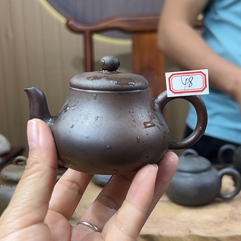 戬谷龙窑柴烧茶壶48