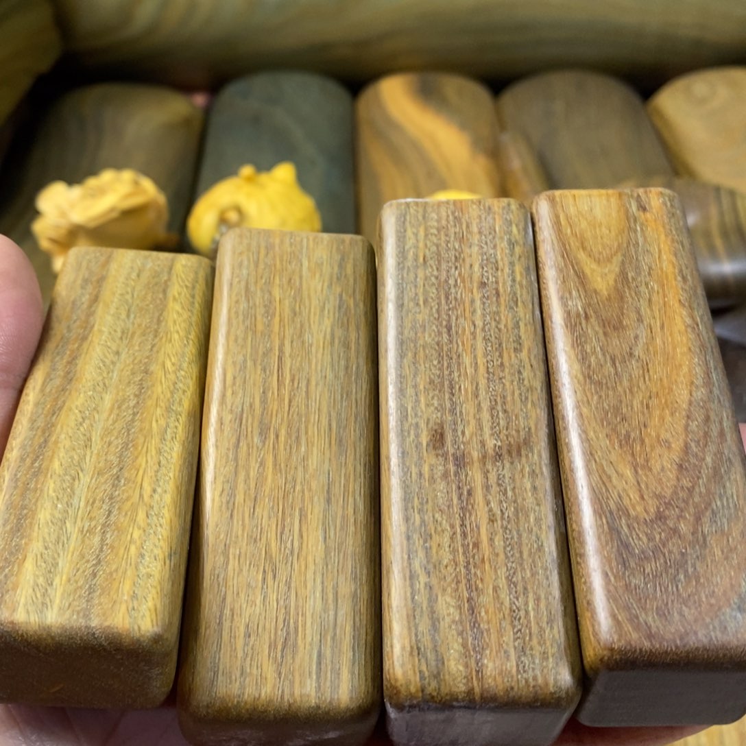 陶瓷绿檀木制工艺品36