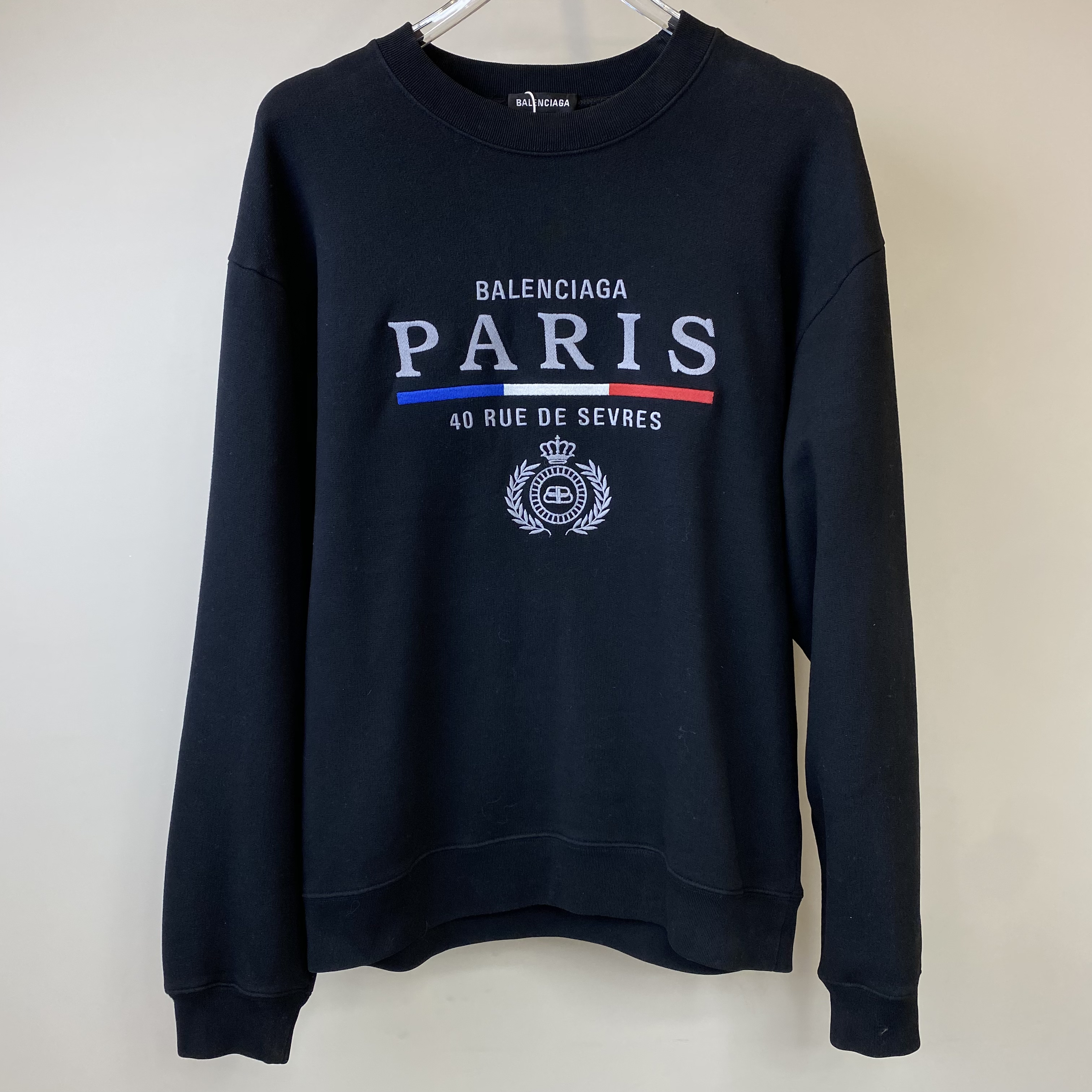 99新 Balenciaga/巴黎世家 麦穗皇冠卫衣 M码 AA10144