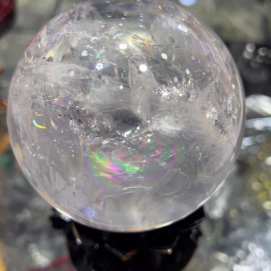 水晶水晶球摆件未镶嵌