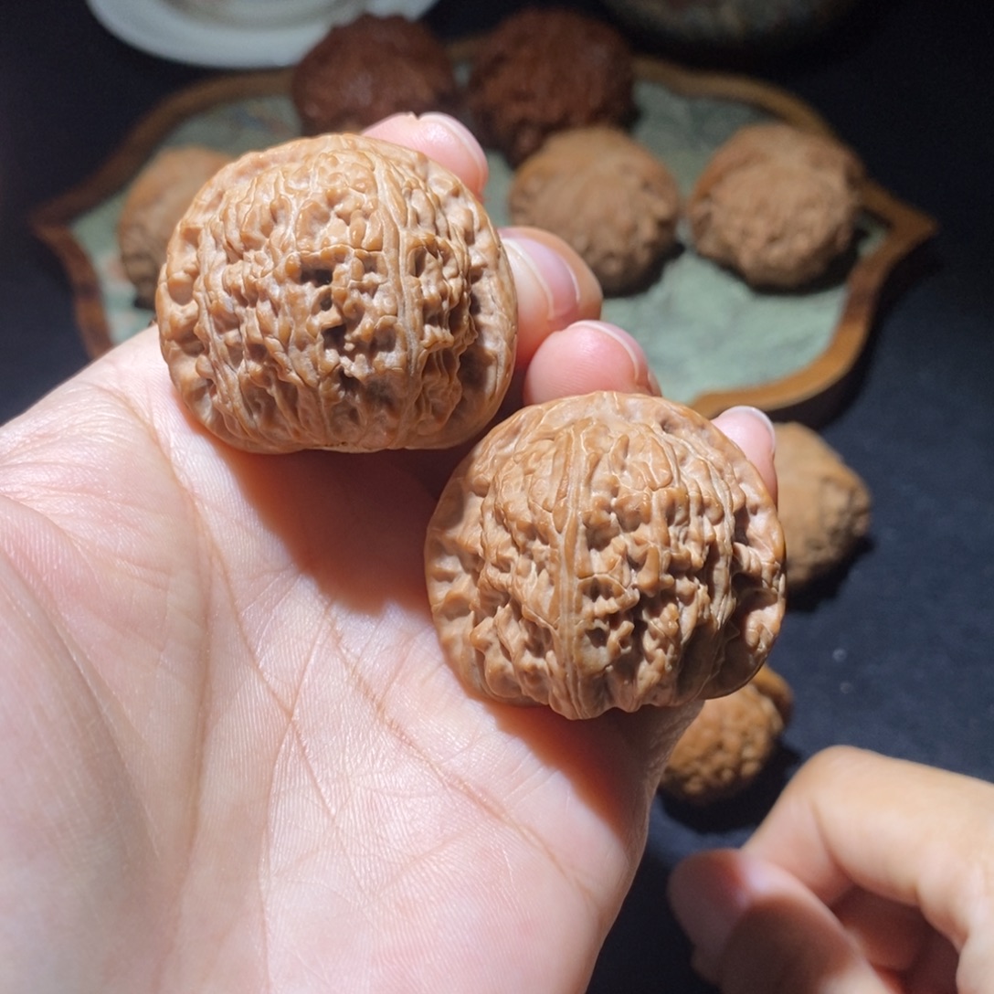 文玩核桃把件37白狮子