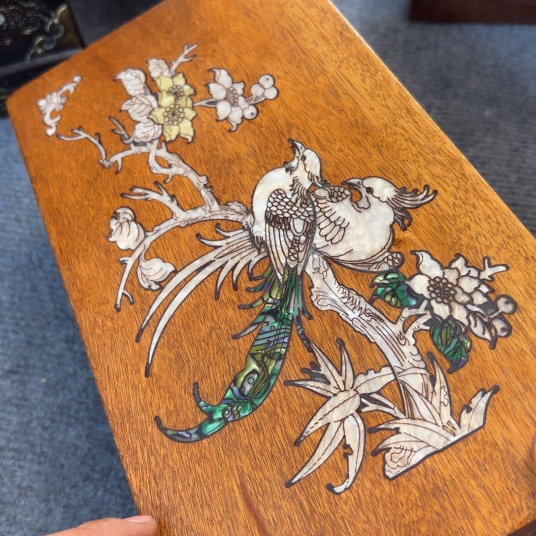 木缅甸花梨超大收纳盒