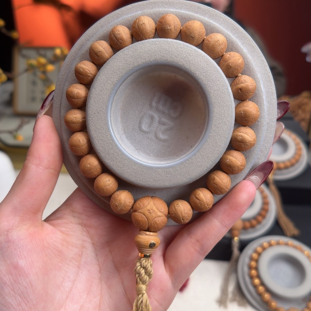 凤眼菩提手串王*易11mm铁籽单圈素串头货新籽