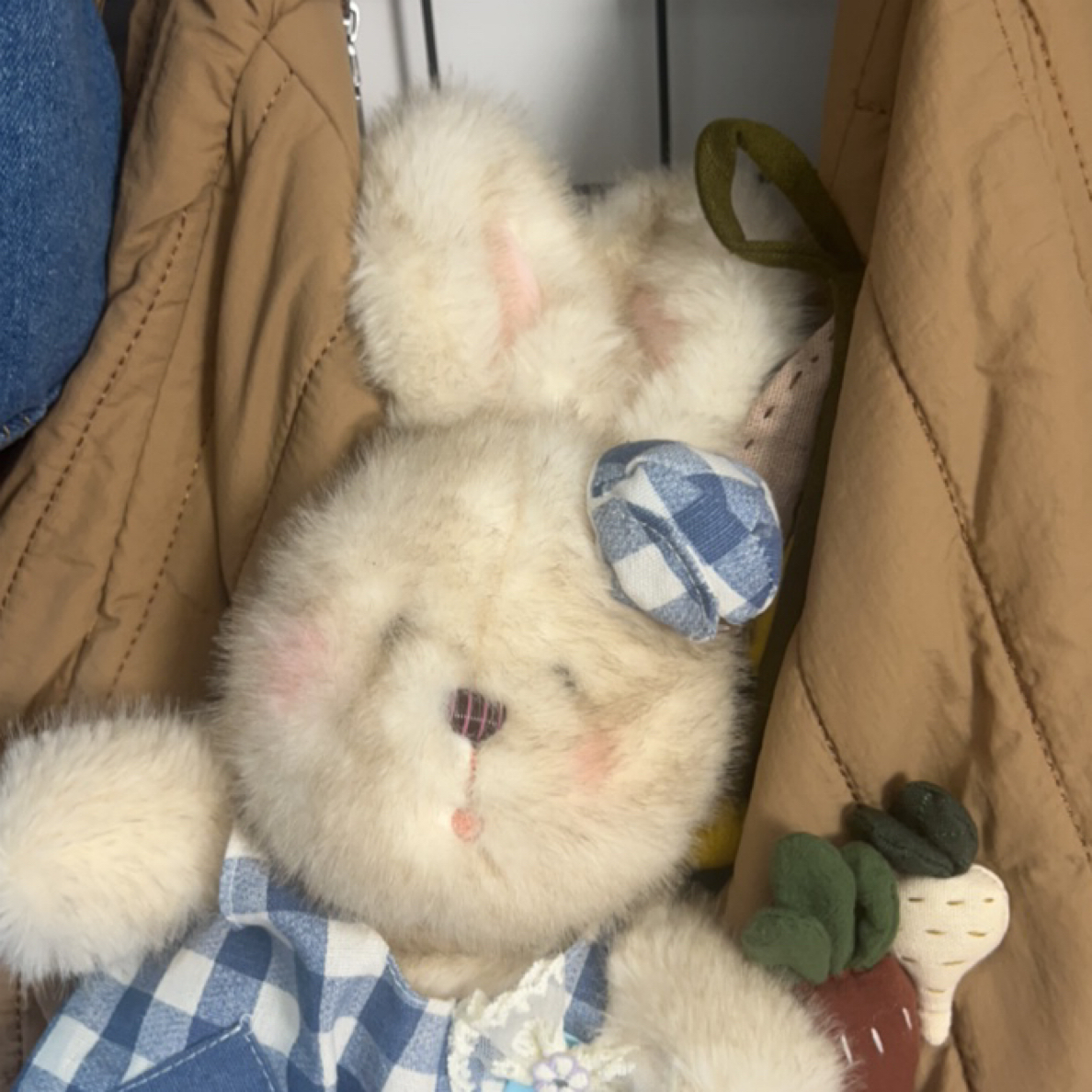 兜小兜毛毛兔大饺子鞋挎包