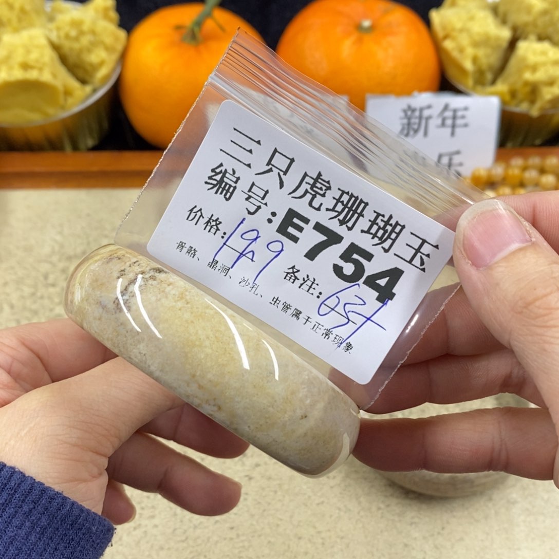 硅化珊瑚（珊瑚玉）1未镶嵌小*儿