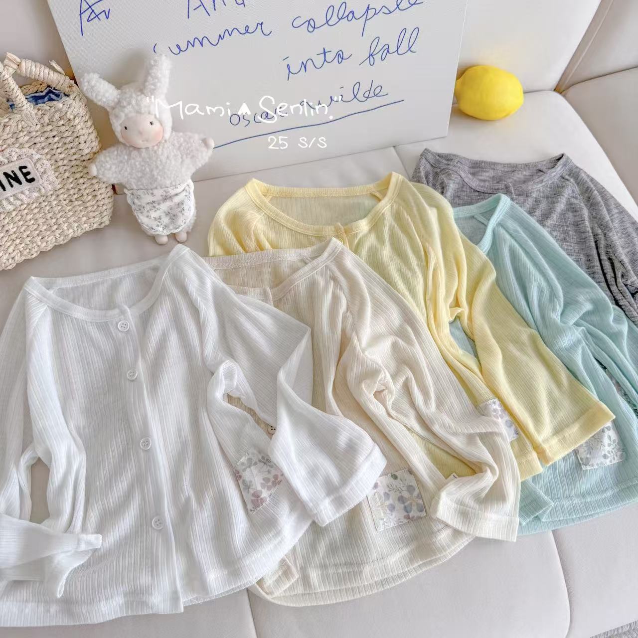 【现货】妈咪森林童装2025年夏新款韩版防晒开衫252-MMSL-252246