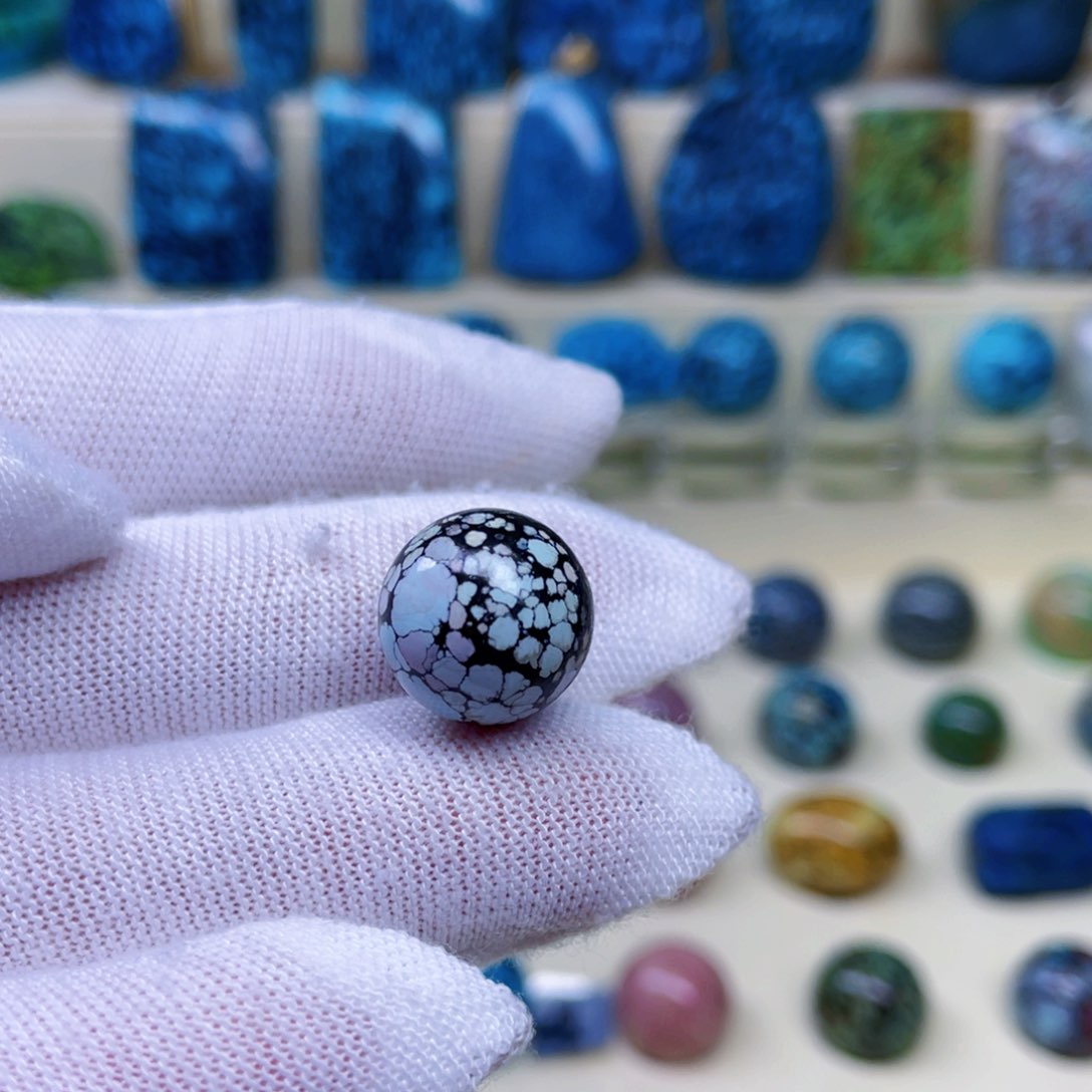 绿松石未镶嵌颈饰尺寸卡13