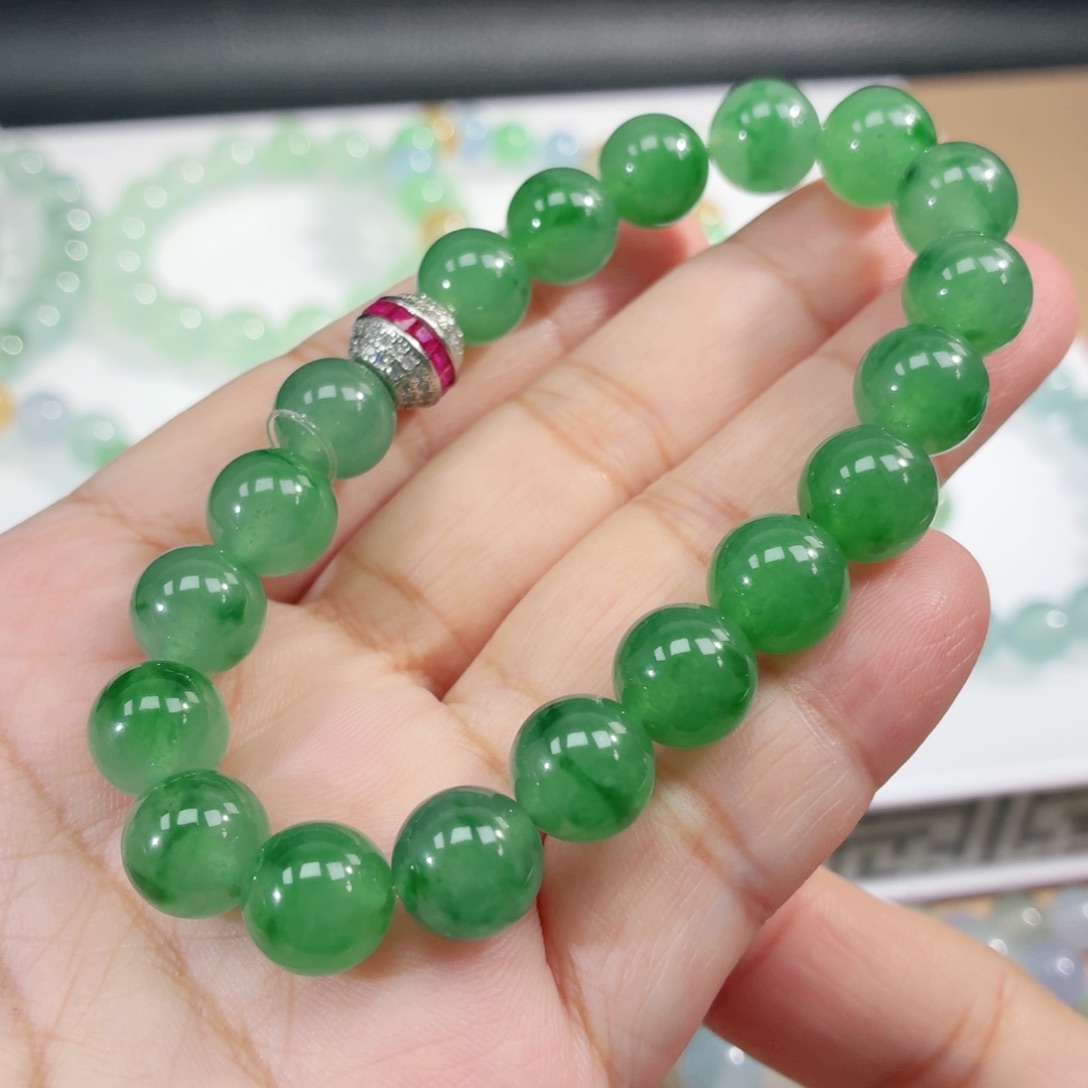 翡翠未镶嵌手链翡翠