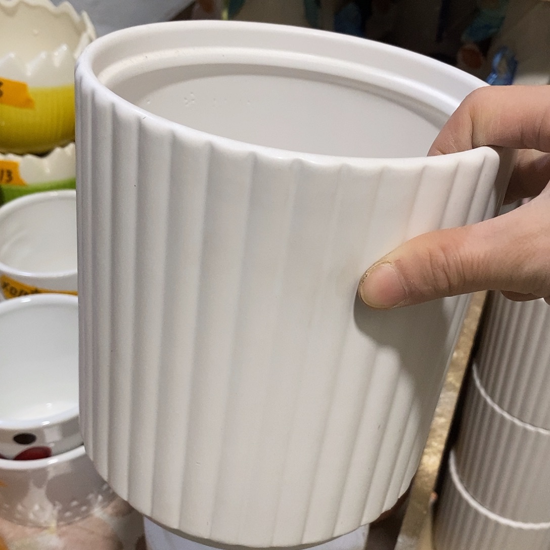 杯子陶陶盆有孔 瑕疵介意勿拍