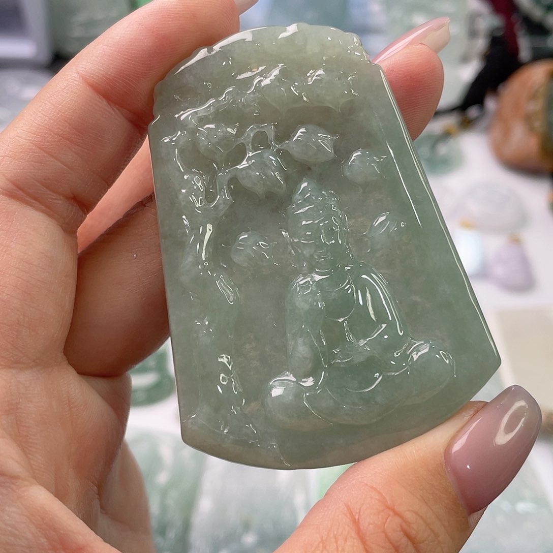 吊坠(不含链)未镶嵌翡翠1