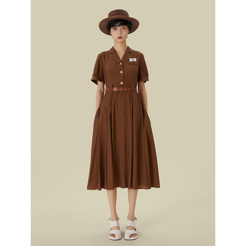 【小花】D63短袖连衣裙5E2L93119