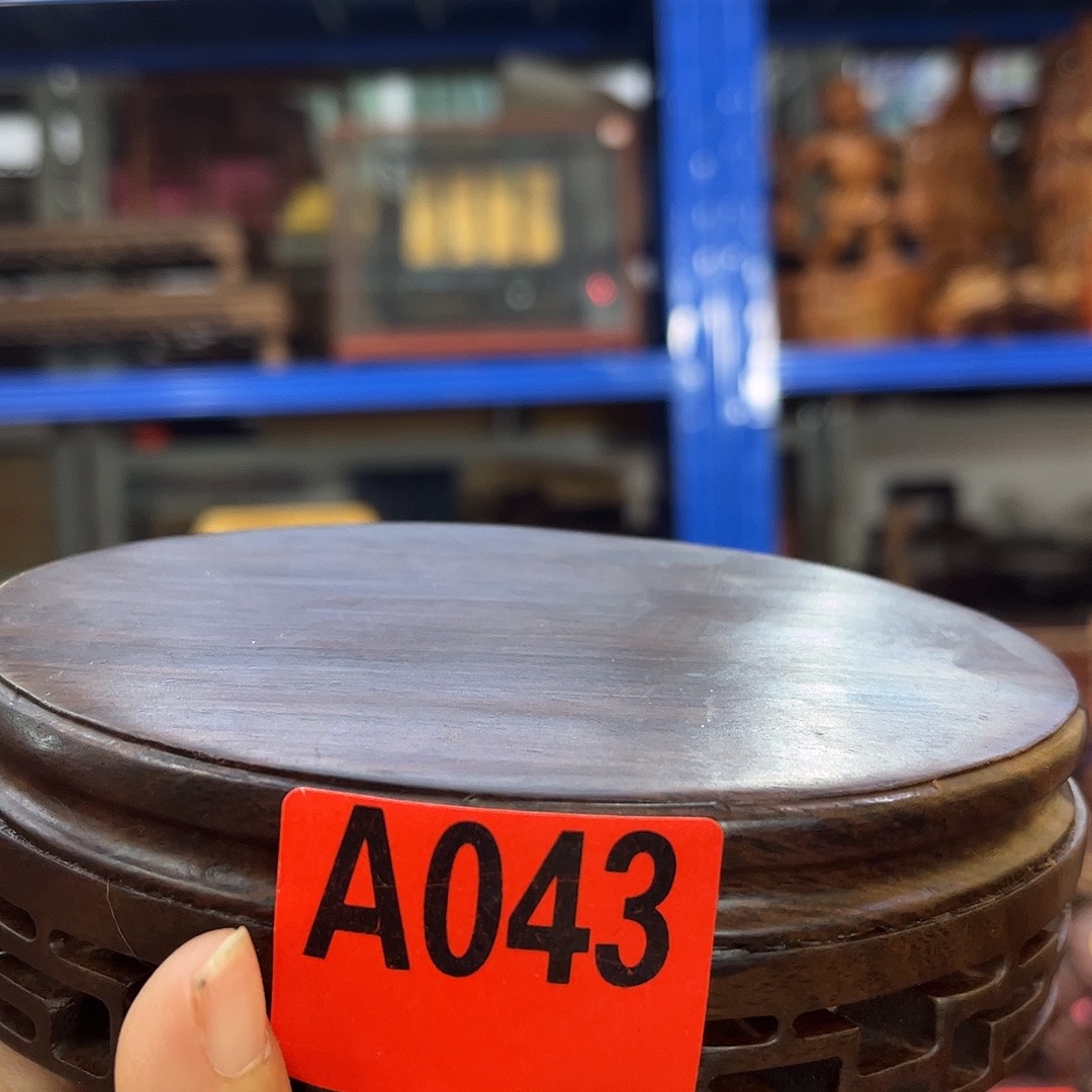 木A043橢圓形 直徑12 X宽8 X4 高