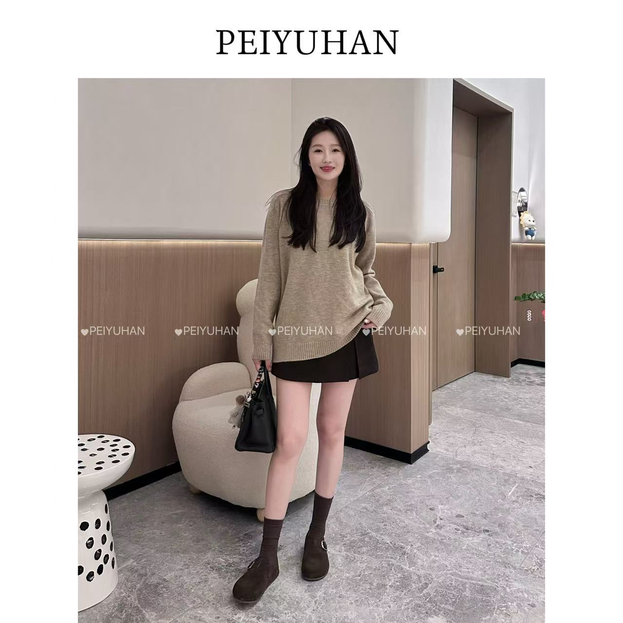 PEIERNA佩佩PC【福福款只出不进】软糯毛衣 G11596 6106087 仙1