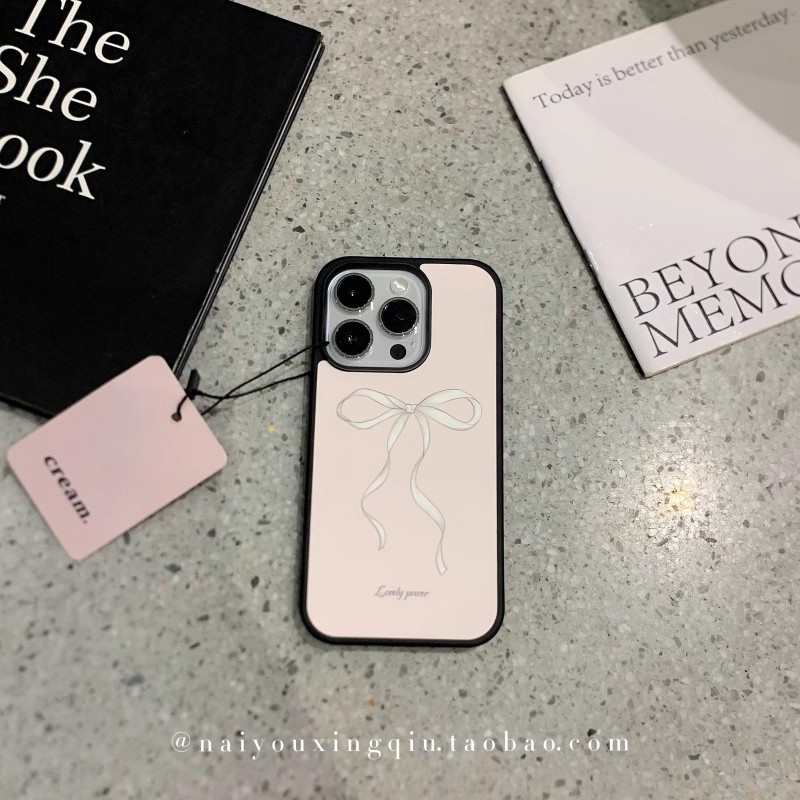 新款韩系ins风蓝色猫咪15适用苹果16promax小众14新款女手机壳13