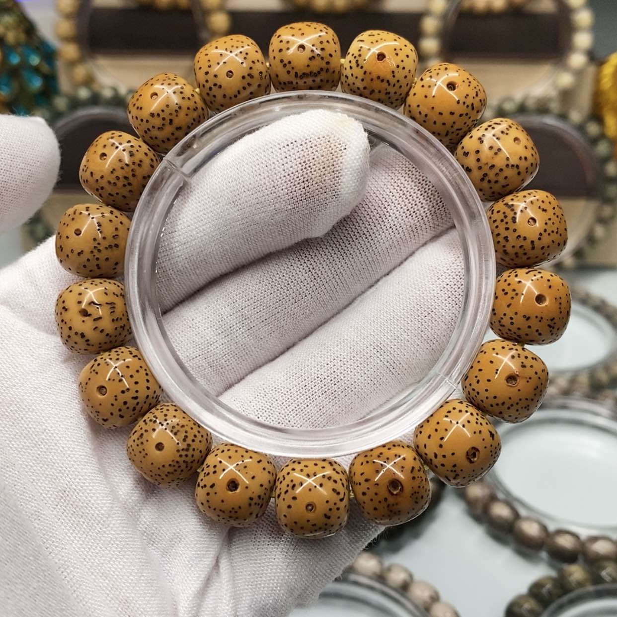 【闪购商品】星月菩提手串12×13一物一图原生态同枝小细星