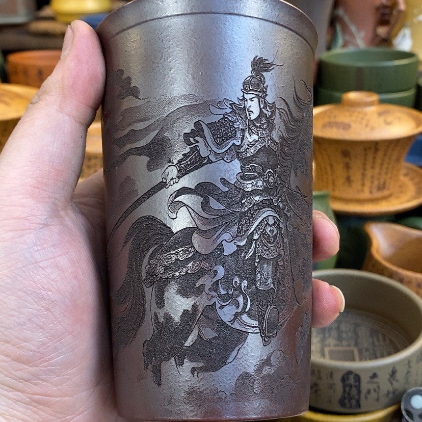 【闪购商品】紫砂杯子宜兴全手工紫砂杯