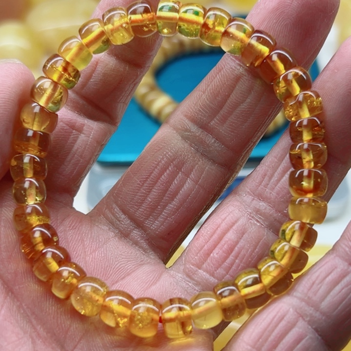 琥珀（矿物珀）手串未镶嵌