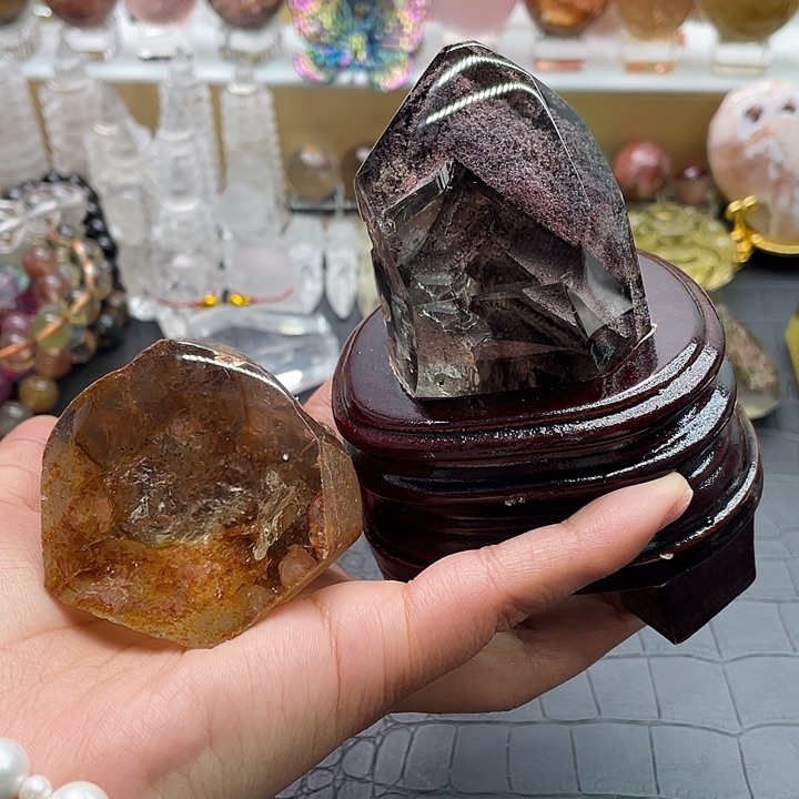 天然水晶未镶嵌水晶予*?