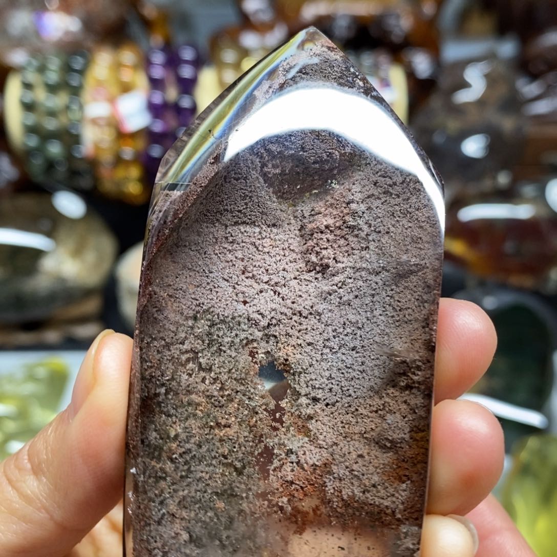 水晶原石手把摆件未镶嵌