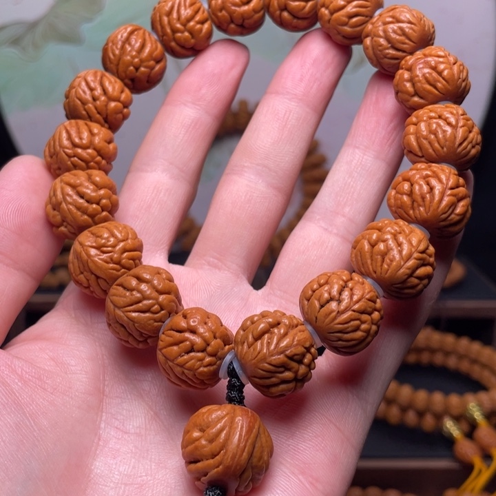 手串桃核19豹子头手持