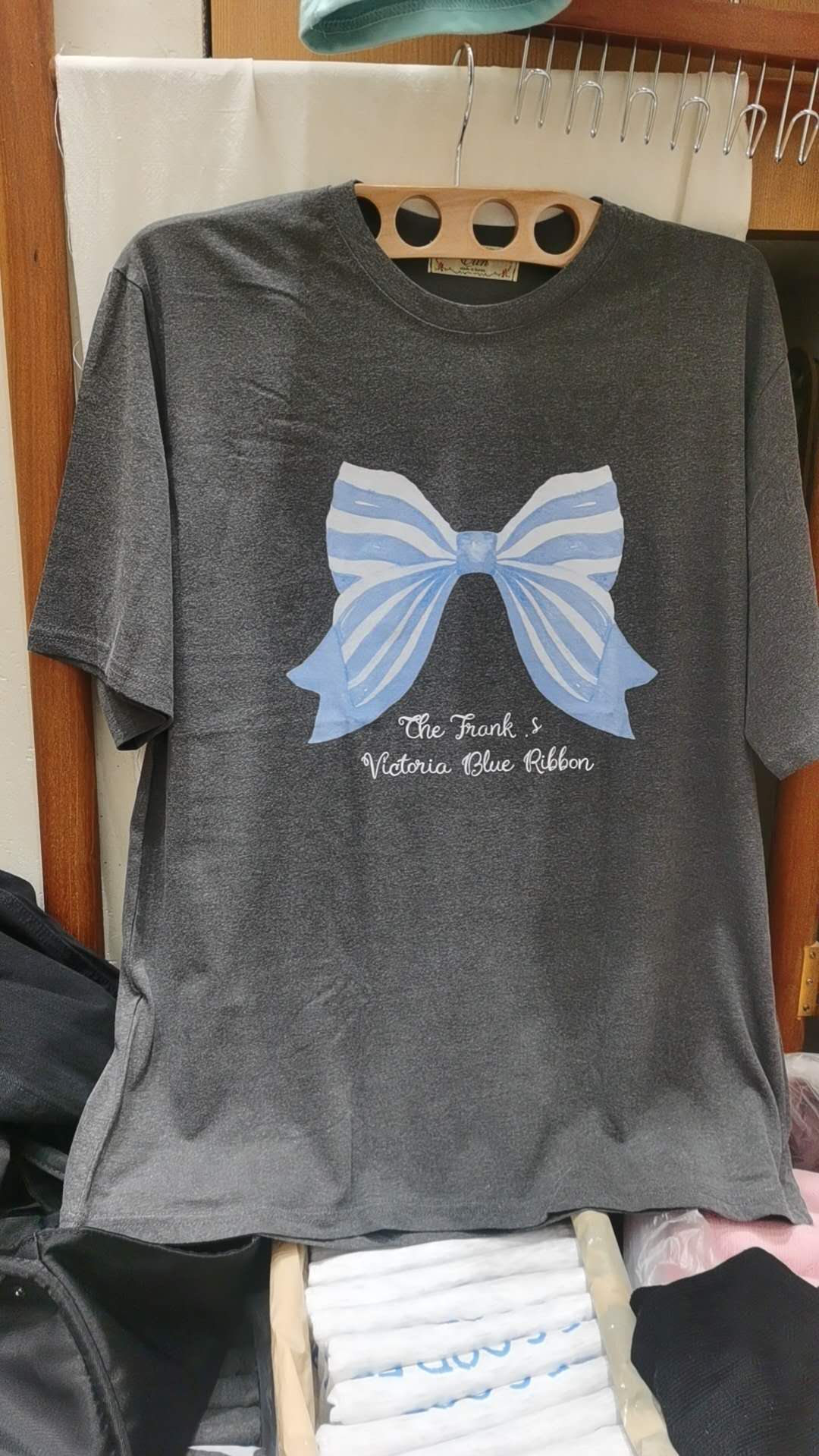 【NO退NO换】韩国东大门2025夏款蝴蝶结印花短袖