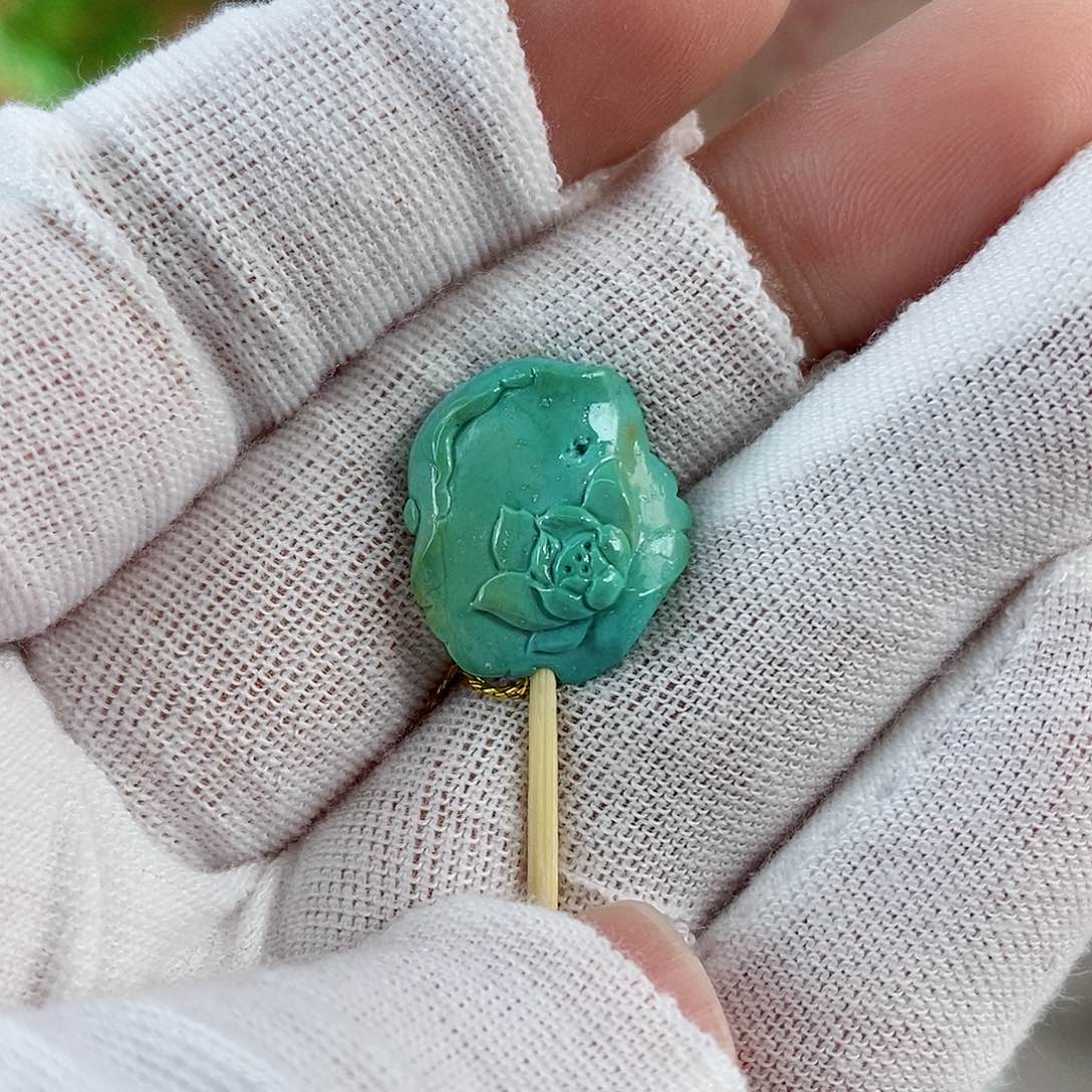 绿松石珠宝奇石未镶嵌